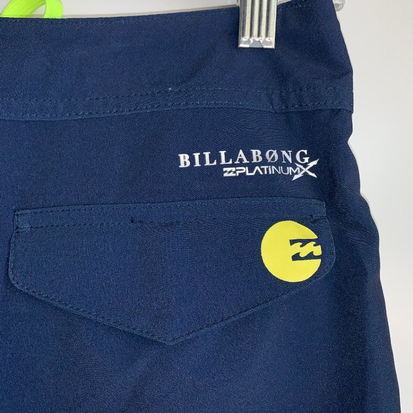 NWT BILLABONG Platinum PX2 Blue Swim Board Short 28/16 - Picture 7 of 9